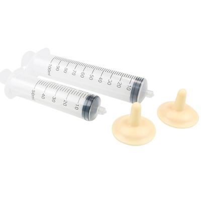 2PCS Klare Baby-/Haustier-Mundspritze für Milchmedizin, Pflege Neugeborenes Haustier-Fütterungswerkzeug für Kätzchen, Welpen, Milchspritze, Hund, Katze, Welpen-Futterspender-Set