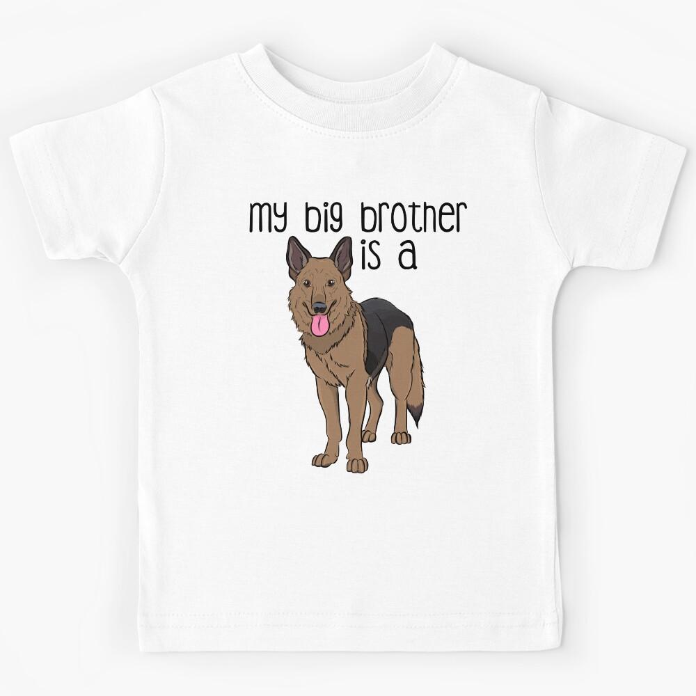 My Big Brother - German Shepard Kids T-Shirt 110