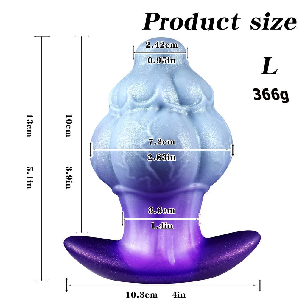 New Fleshiness Anal Plug Wear Butt Plug Sex Toys for Men/Women Anus Trainer /Dilator Monster Anal Dildo Fantasy Toy For Adult 18