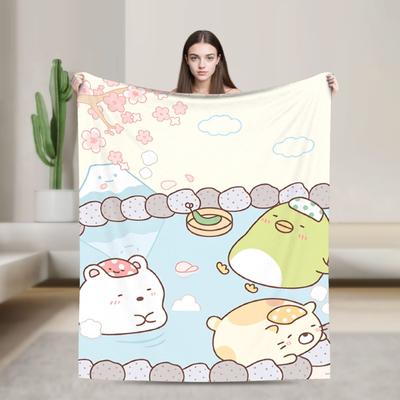 Sumikko Gurashi Warme Weiche Decke Kinder Plüsch Überwurfdecke Neuheit Sofa Sessel Flanell Tagesdecke Sofa Bettbezug