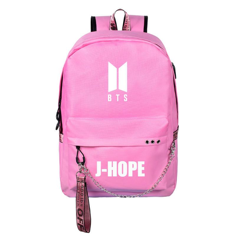 Bangtan Kpop Bts Boy USB Rucksack Lässige Schultasche Laptoptasche Reiserucksack