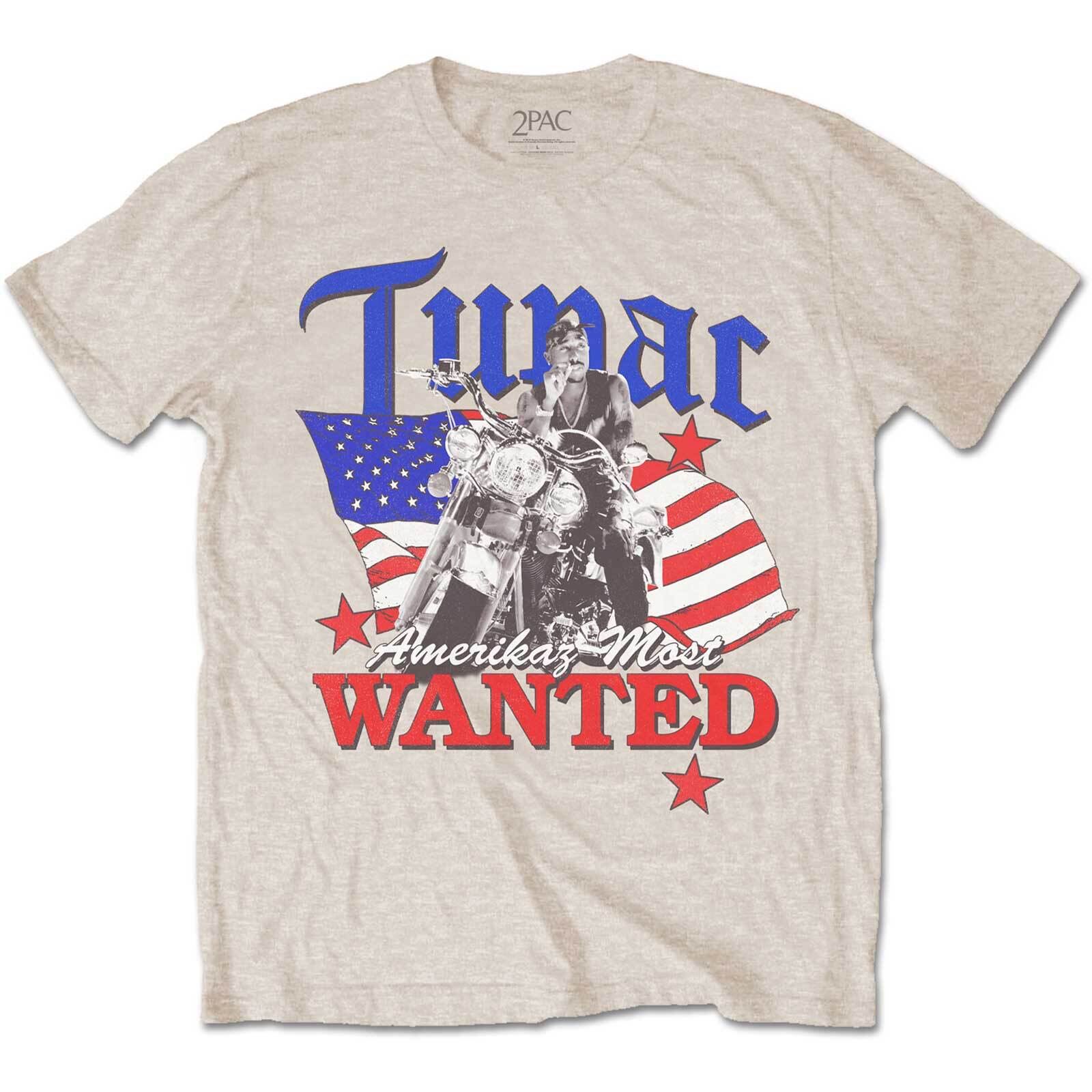 Tupac Unisex T-Shirt Most Wanted S