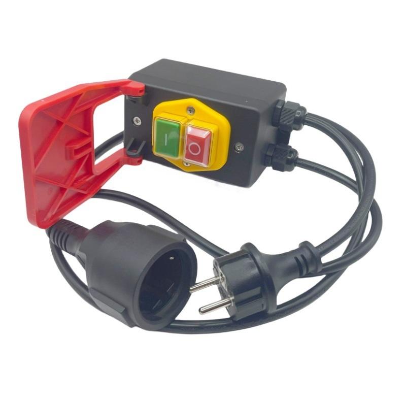 KJD17B Electromagnetic Switches Push Button Control Switches European Standard Solenoid Switches for Household Devices