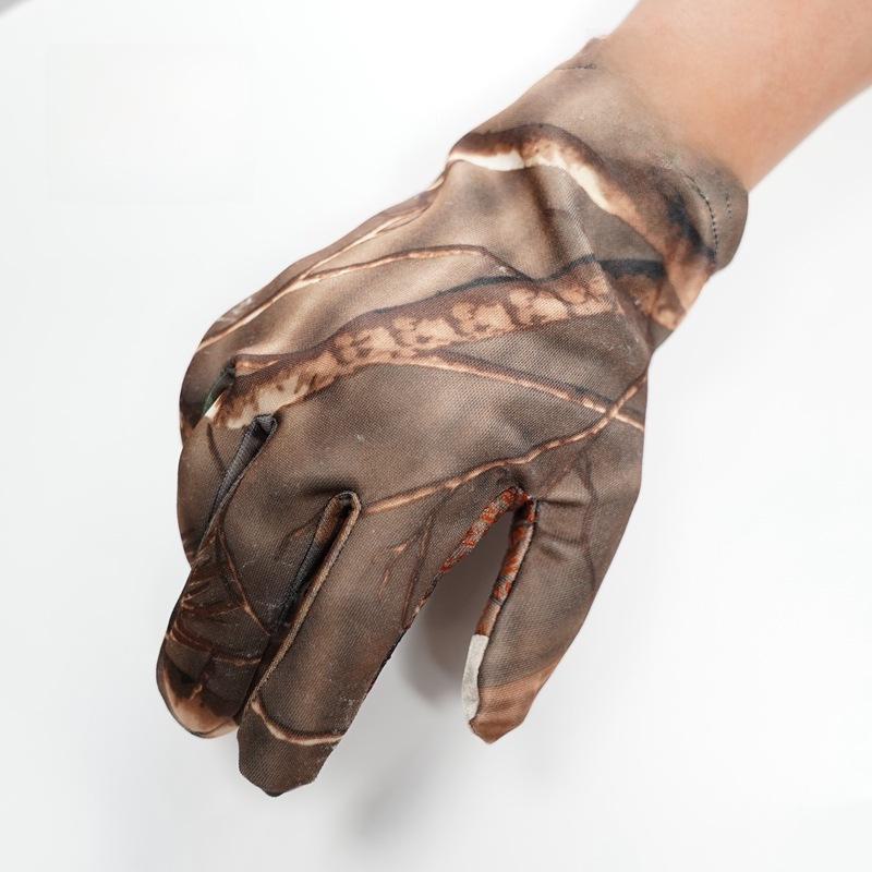 Camouflage Bionic Tactical Gloves: Non-Slip, Breathable, Touchscreen Compatible for Hunting, Cycling, and Running.