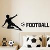 Soccer Theme Wall Decal For Bedroom Living Room Sports Home Wall Decoration
