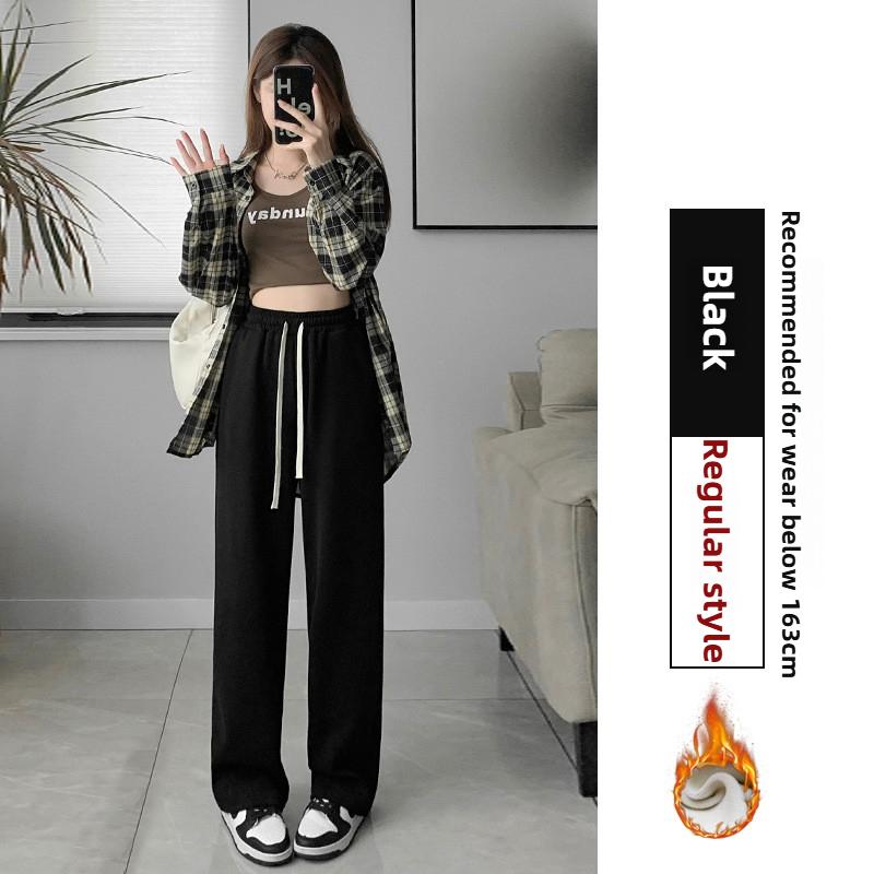 GMXIA Damemote Uformelt ensfarget trykk Høy midjebukser og capris