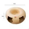 Cat Tunnel Cave Bed Removable Interactive Toys with Zipper Four Seasons Available Training Toy