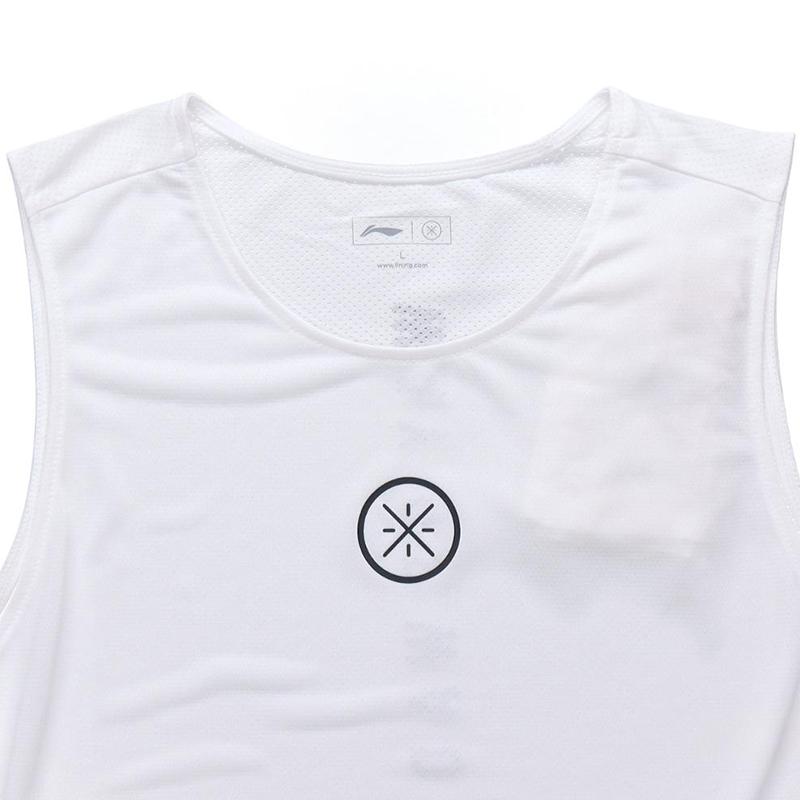 Li Ning Letter Logo Quick-Dry Comfortable Fashion Sleeveless Vest Casual Sports Set Unisex Sports Set YVSV031-2+YAPV001-1