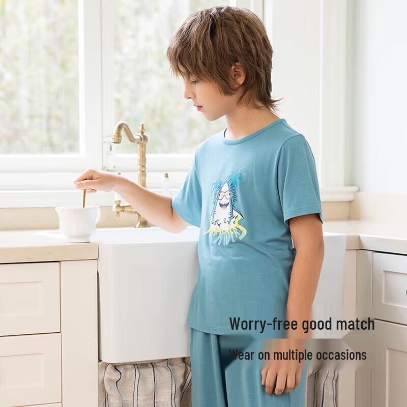 YEEHOO Kids' Summer Breathable Mosquito Repellent Pajama Set