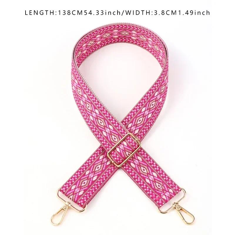 Ethnischer Stil Taschengurt DIY Damen Tasche Ersatzgurt Breiter Schultergurt Einzel Schulter Crossbody Gurte Taschenzubehör