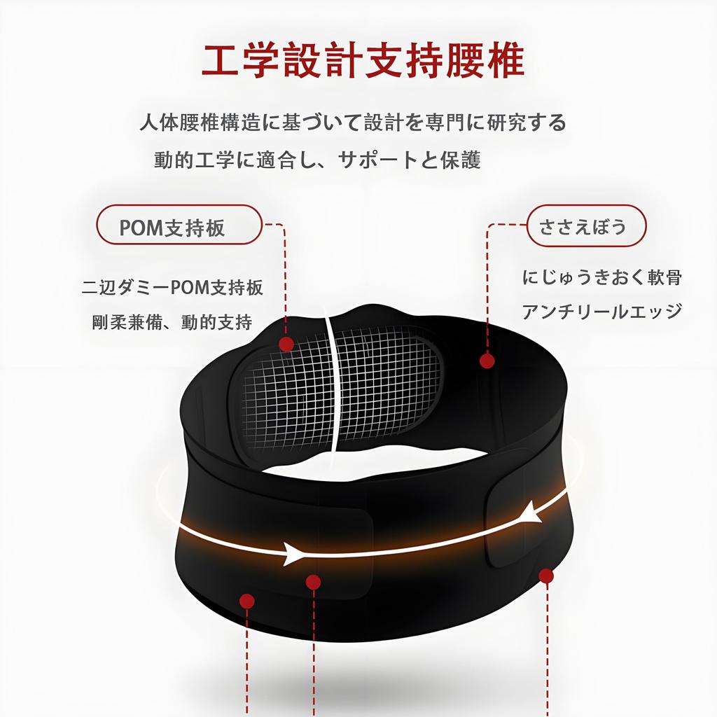 Rib Lumbar Posture Core Hand Washable Belt, Support, Correction, Support, Breathable, Adjustable, (Size M)