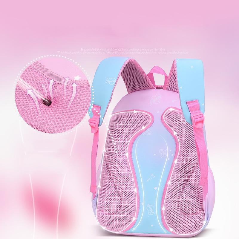 Backpack for Elementary School Girl Waterproof Oxford Cloth Pink Sac Enfant School Bags Kids Backpack Girls Cute Bow Kids Bag