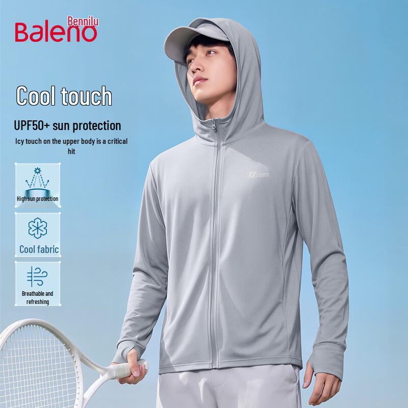 Baleno Men s UPF50+ Sun Protection Hooded Jacket XL