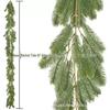 Christmas Greenery: Artificial Pine & Cypress Rattan Decoration for Homes & Restaurants