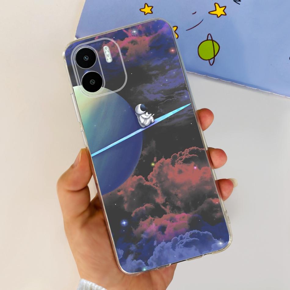 For Xiaomi Redmi A1 A1+ 2022 Cute Painted Phone Case For Redmi A1 Plus RedmiA1 A 1 A1+ Soft Silicone TPU Cases
