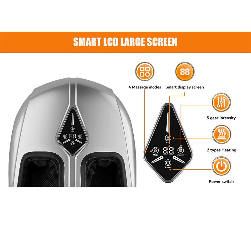 Electric Foot Massage Machine Kneading Air Compression Foot Massager with Heating Vibration Relax Foot Household Gift