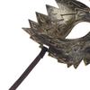1Pc Carnival-Masquerade Mask Vintage Mask Gold Silver Half Face Mask Plastic Halloween Costume Party Mask Women Men