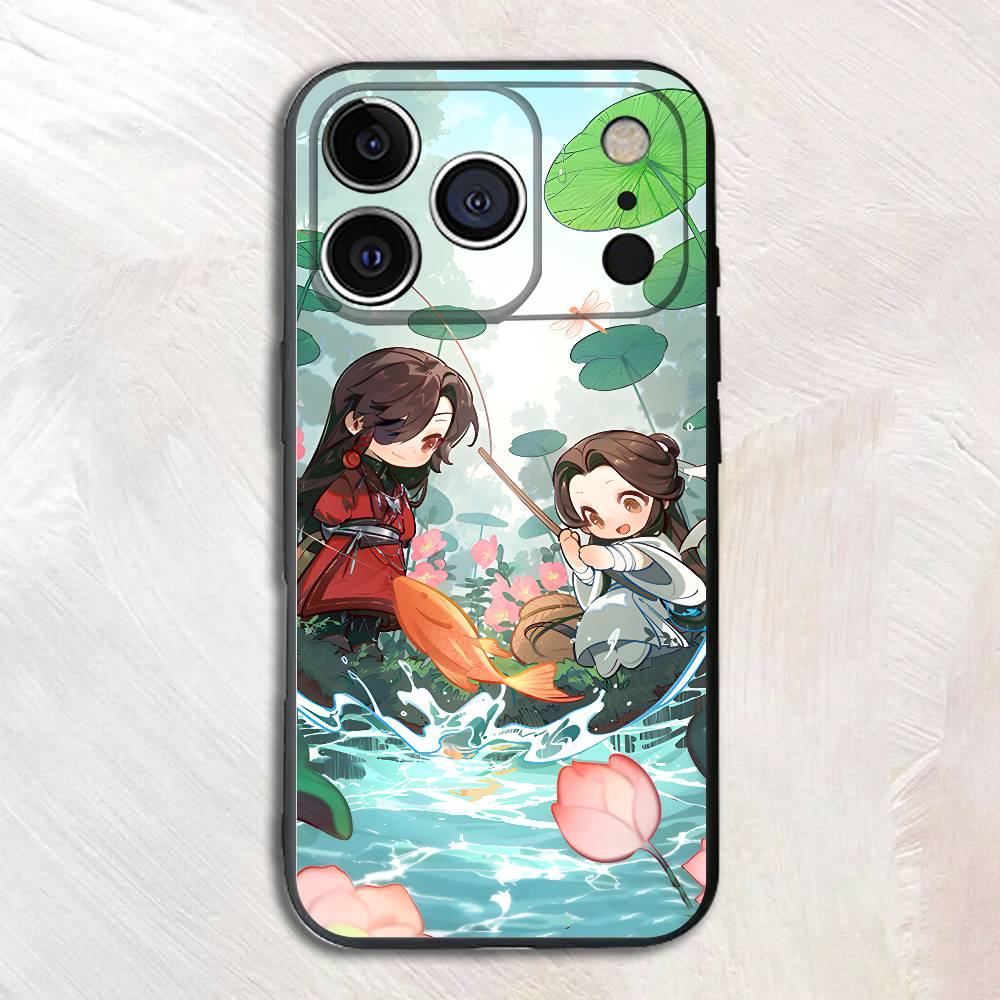 

Kawaii Tian Guan Silicone Phone Case For iPhone 17,16,15,14,13,12 X XS Plus Pro Max Shockproof Soft Cover iPhone12mini