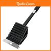 Multipurpose 3 In 1 Barbecue Bbq Oven Grill Bristles Cleaning Stiff Brush Scraper Cleaner For Effortless Grill Cleaning