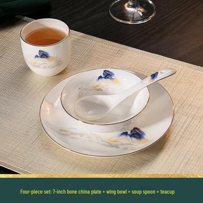Luxury Chinese Ceramic Tableware Set