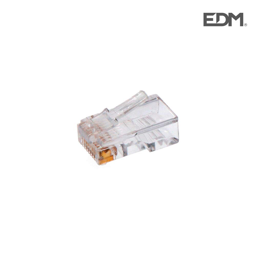 clavija telefono 8 vias adsl cat.5 edm (retractilado)