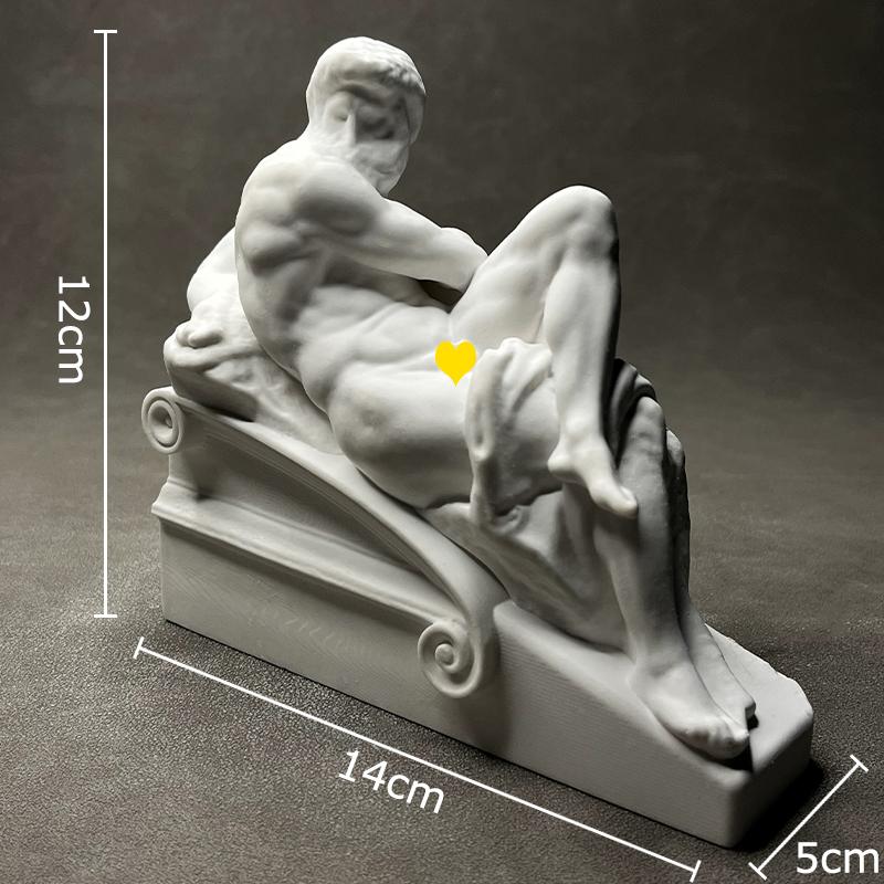 

Giuliano De Medici Plaster Statue Desk Decoration Ornaments Classical Roman Characters Artwork Sculpture Room Aesthetic Decor