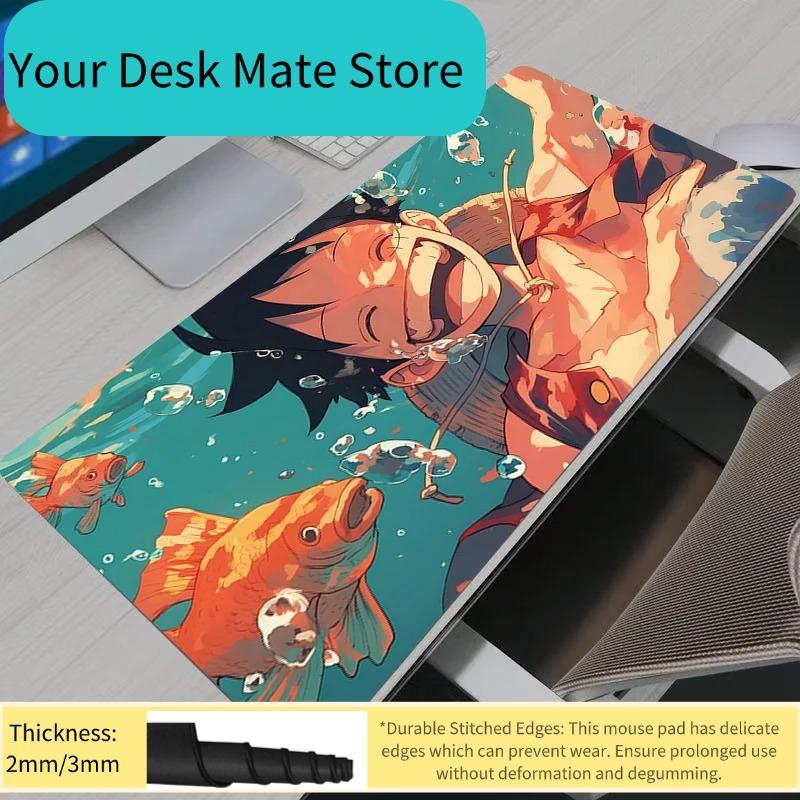 One Piece Luffy Mouse Pad Gaming XL Home New HD PC Mousepad XXL Keyboard Pad Non-Slip Office Carpet Laptop Big Mice Pad