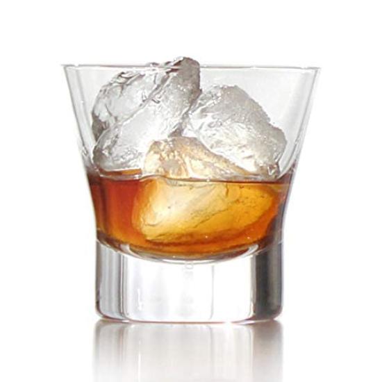Wired Beans Lifelong Companion Glass Rocks In Cedar Box - Glass, Transparent, 270ml, Clear,
