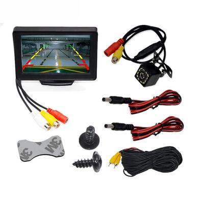Cámara de visión trasera de coche con pantalla de 4,3 pulgadas, pantalla TFT LCD, HD Digital en Color, 4,3 pulgadas, PAL/NTSC, para estacionamiento en reversa