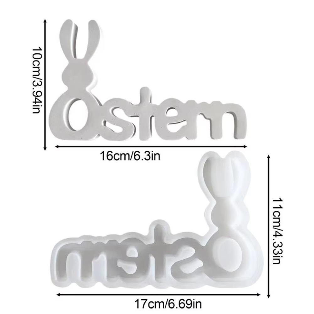 Cute Bunny Silicone Molds Handmade Animal Candle Mold Chocolate Baking Mould Party Favors