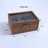 Black Wood Grain Watch and Jewelry Storage Display Box