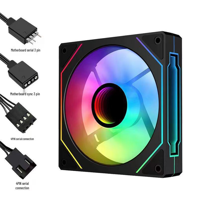 Prism 4Pro 12CM ARGB Sync Cooling Fan with Thousand Layer Mirror
