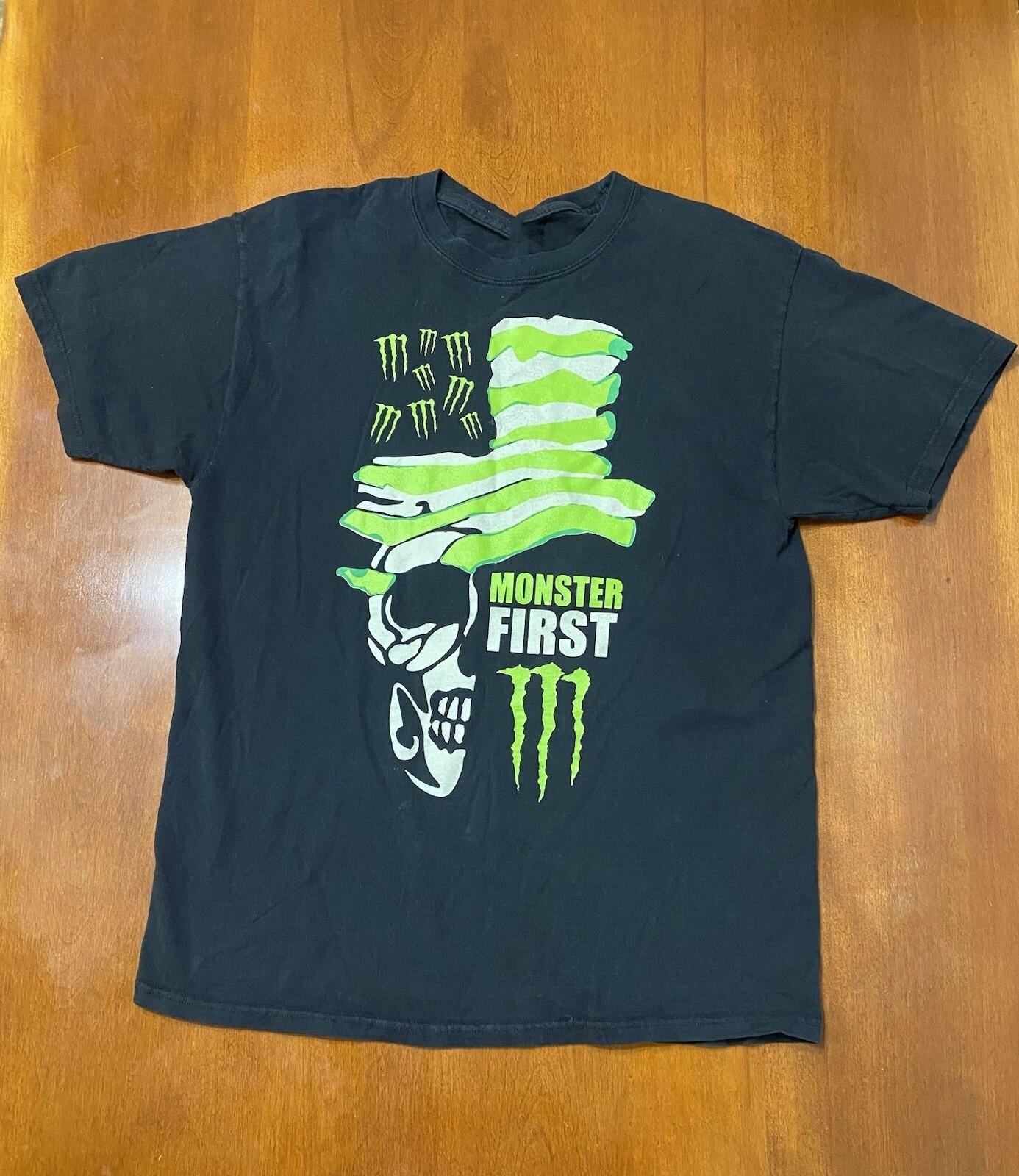 New Popular MONSTER FIRST Energy SKULL Monster Energy Gift For Fans LW483 XL