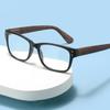 New Retro Women Reading Glasses Full Frame Imitation Wood Grain FashionTrendy Design Ultra Light Eyeglasses