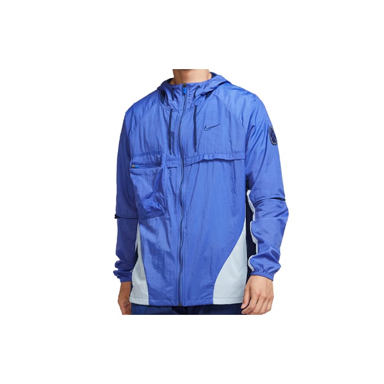 Nike Jackets Men's Cosmic Blue Hooded Moderate Other CU5000-430