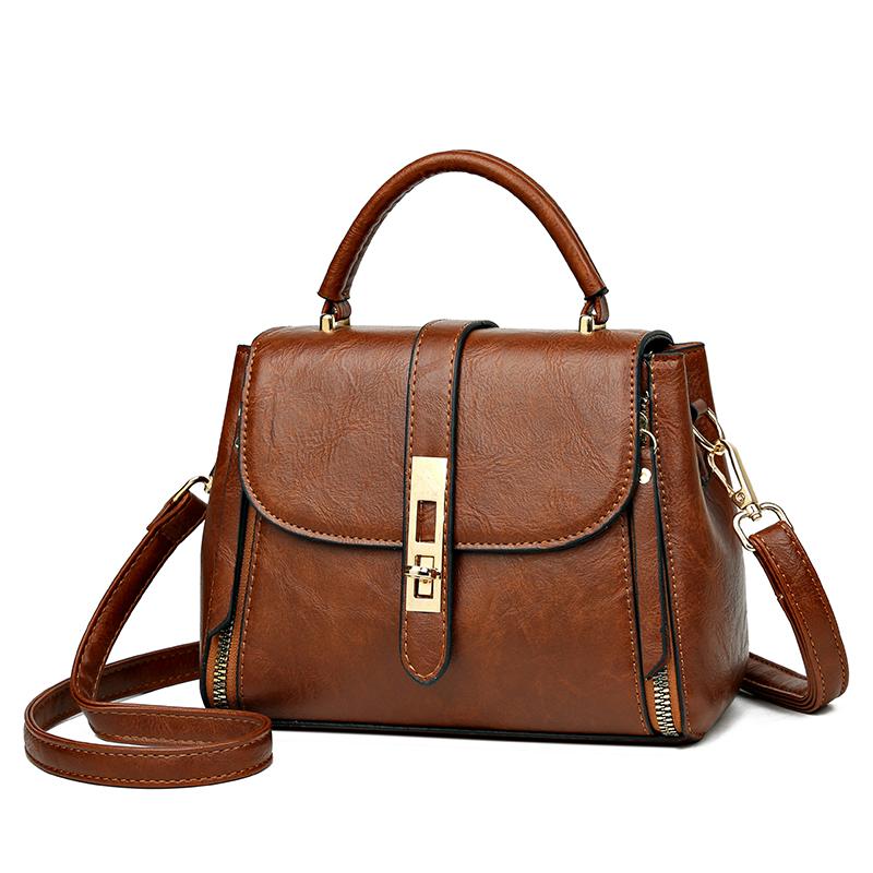 Women's Lightweight PU Leather Bag  Small Shoulder Bag  Brim Bag  Summer Bag  Female Travel Bag