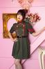 Clearstone Tokimeki Graffiti Cosplay Halloween Army Girl Green Women's