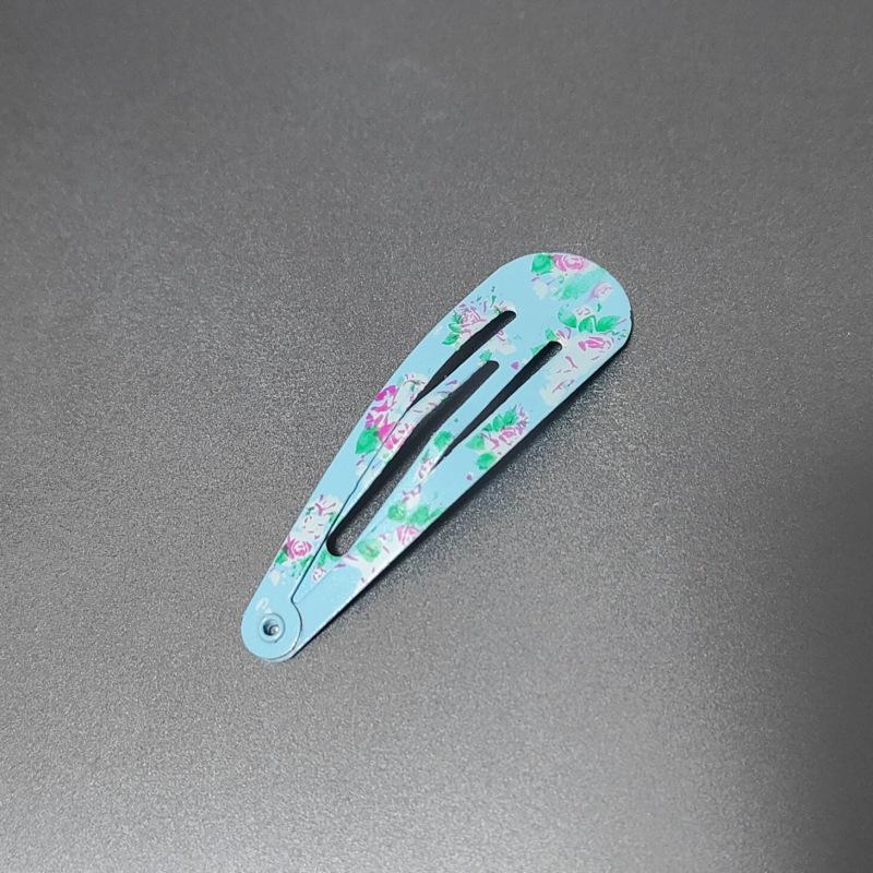 Trendy Kids' Hair Accessories: Cute Animal Metal Hair Clips & Waterdrop Print Crown Side Pins