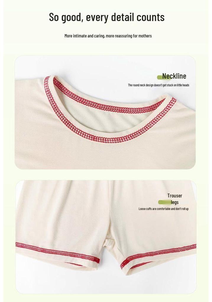 Youkesi Unisex Kids' Cool Summer Short Sleeve Pajama Set