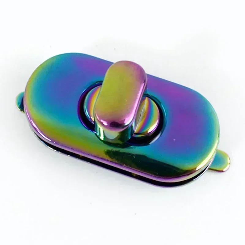 Meetee 2/5/8 Bucăți Cataramă Metalică Colorată cu Blocare pentru Geantă de Mână Portofel Cutie de Monede Cataramă Padlock Decorativ Accesorii Hardware Înlocuibile pentru Genți