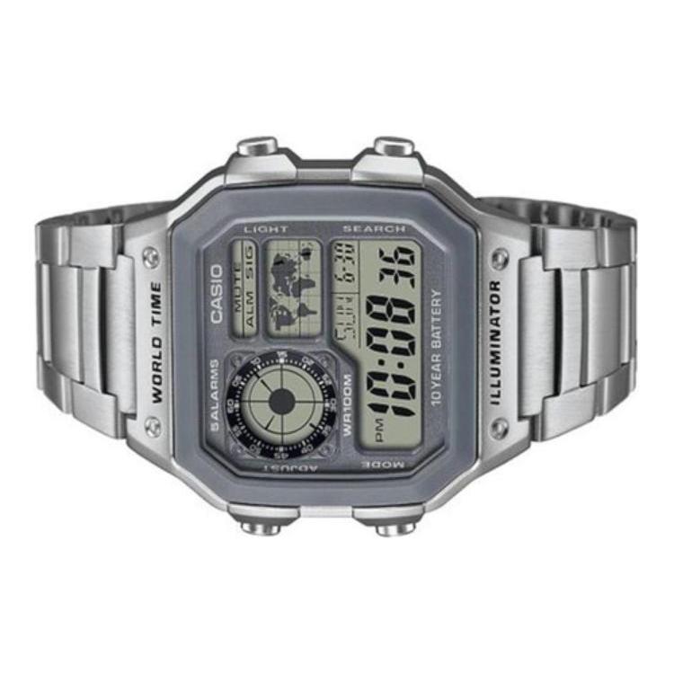 CASIO Men YOUTH Gray Watch AE-1200WHD-7A AE-1200WHD-7A