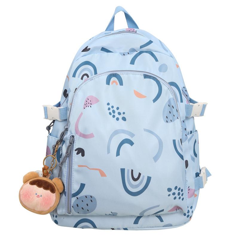 

Рюкзак із принтом із мультфільмом. Студентський рюкзак. Шкільний портфель молодшого школяра