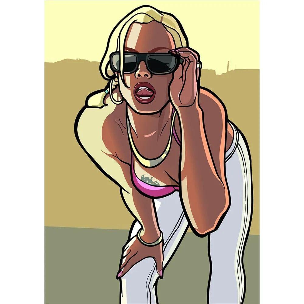 Grand Theft Auto GTA Metal Tin Sign Retro Game Wall Art 30x20cm