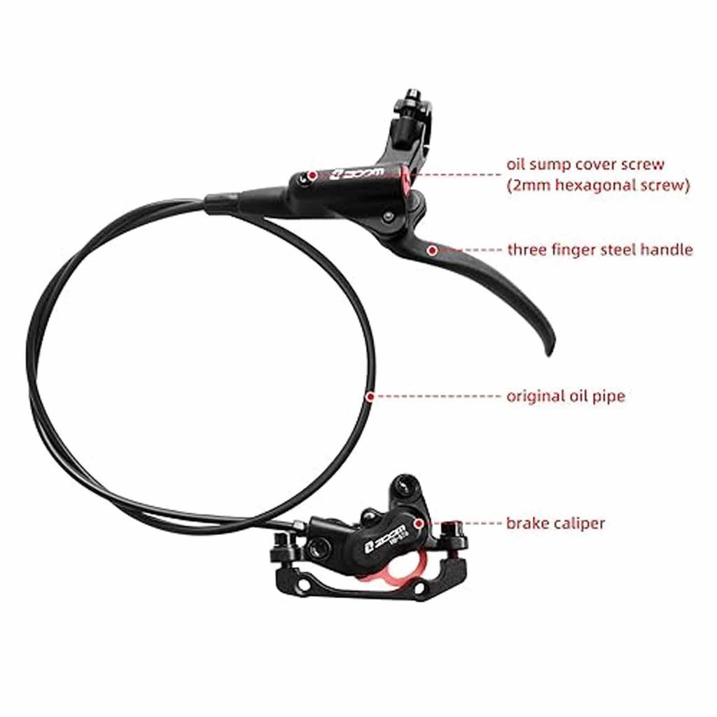 Faltbare Fahrradlenker mit Bremsscheiben - Bremszangen-Kit - Premium Falt-Bremskomponenten & Lenker-Set