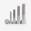 304/316 Stainless Steel Hex Socket Half-Thread Cap Screws, Extended Cup Head, Sizes 4M-12M
