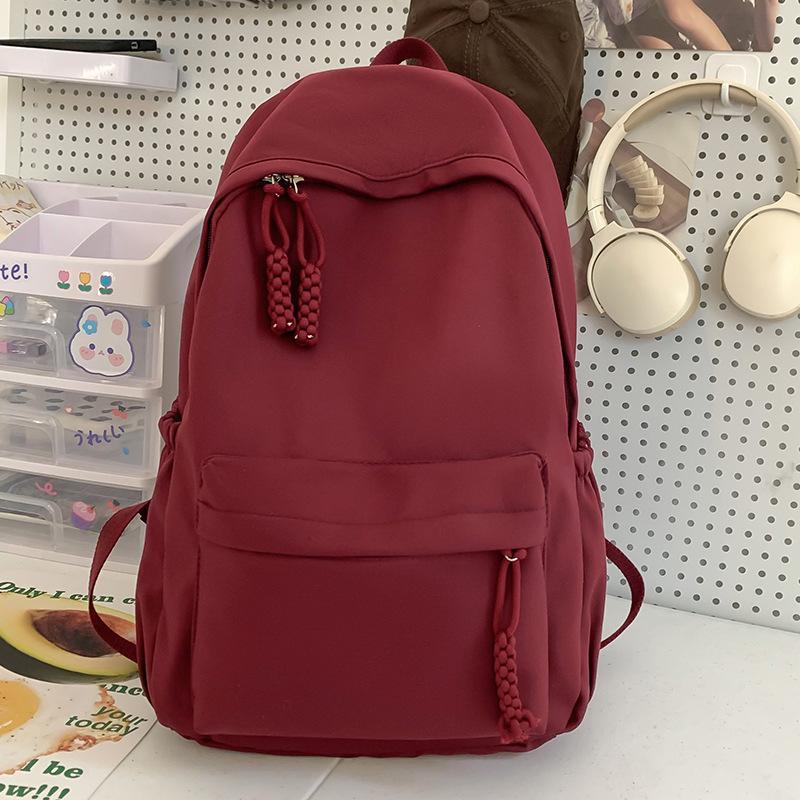 Schoolbags Elementary School Girl Burgundy Junior High School Backpack Boy High School Student College Student