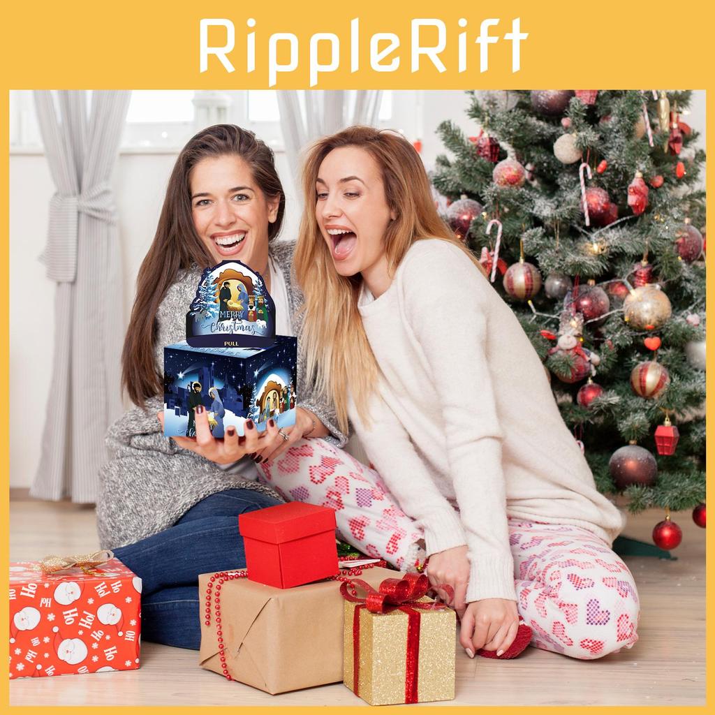 Jesus Christmas Theme Paper Money Box For Holiday Party Decor And Gift Giving