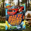 1 Stück Blaze Monster Machines Glory Outdoor-Decke Leichte Flanelldecke, Weich & Warm, Ganzjahresnutzung für Sofa, Outdoor, Camping, Wohnzimmer, Büro068