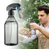 300ML Wassersprühflasche Verjüngte Schulter Dunkle Sprühflasche G-Pistolen-Pumpenkopf Sprühflasche Pflanzen-Sprühflasche für Reinigungslösungen Haare Gartenarbeit
