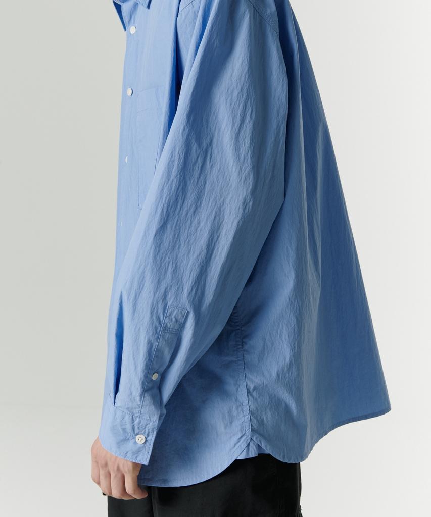 MUSINSA STANDARD [City Leisure] Cn Oversized Shirt [Socks Blue]
